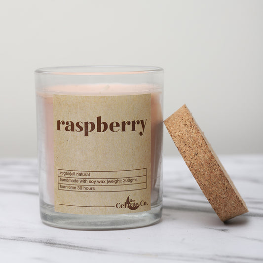Raspberry Soy Wax Candle